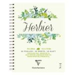 Clairefontaine 975180C - Herbier cahier spiralé 24x32cm 180g/m² 64p + intercalaires mousseline 37g/m²