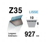 Universel Courroie Z35 - 10 mm x 927 mm