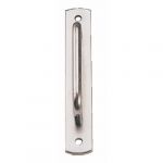 Mantion 1297 - Poignée en applique zingué sur platine de 265x40x69mm