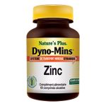 Nature's Plus Dyno mins zinc - 60 comprimés