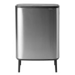 Brabantia 130649 - Poubelle Bo Touch Bin Hi, 2x30L, Matt Steel Fingerprint Proof