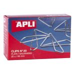 APLI 11915 - Boîte de 25 attaches géantes 60mm/n°20, acier galvanisé