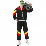 MAASKANTJE "Gärry" Rétro années 90 Survêtement Costume noir