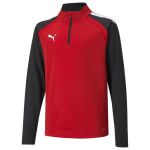 Puma Teamliga 1/4 Zip Top Jr - Rouge - Taille L/164 cm