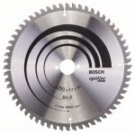 Bosch 2608640644 Lame de scie à onglet & radiales Optiline Wood Ø 250 AL 30 mm 60 Dents