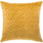 Atmosphera Coussin (40 cm) 3D Losange Jaune ocre
