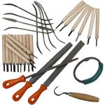 Creotime Kit d'outils pour stéatite - 31 pcs
