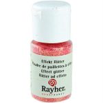 Rayher Poudre Paillettes Iris&eacute;e - Rose Pastel - Ultrafine - 10 Ml