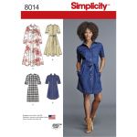 Simplicity Patron 8014.u5 - robe chemisier