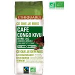 Ethiquable Café Moulu Pure Origine Kivu Congo Bio et Equitable 250 g Max Havelaar - Lot de 4