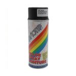 Motip Bombe de peinture noir satin&eacute; 400 ml