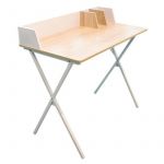 Conforama Bureau Design "Brice" 90cm Blanc