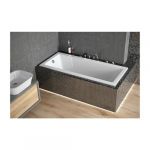 Azura home design Baignoire MODERN ultra-slim 140/150/160/170/180 cm - Dimensions: 160cm - Blanc