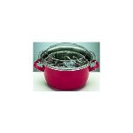 Ibili 961224T - Friteuse traditionnelle avec marmite et couvercle en verre