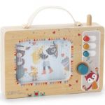 Lilliputiens Jouet en bois - Ma premi&egrave;re bo&icirc;te &agrave; musique anim&eacute;e