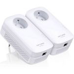 TP-Link TL-PA8015P - Kit d'adaptateurs CPL AV1200 Gigabit avec prise gigogn