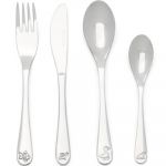 Zilverstad Couverts pour enfants - 4 pi&egrave;ces - Animaux d'&eacute;tang - Edels.