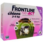 Frontline Tri-Act Chiens 2-5 Kg Boite de 6 Pipettes