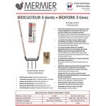 Mermier Bioculteur &agrave; 3 dents fabrication fran&ccedil;aise
