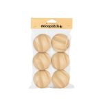 decopatch Boules torsad&eacute;es &agrave; suspendre &oslash; 6,5 cm 6 pcs