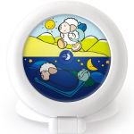 Pabobo Indicateur de réveil Kid'Sleep Globetrotter Blanc