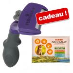 FURminator Brosse DeShedding pour chat - grand chat / poils courts