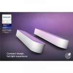 Philips Lampe connectable Hue Play Pack x2 Blanc