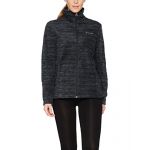 Columbia Polaire Zippé pour Femme, Fast Trek Printed Jacket, Polyester, Noir (Black Spacedye), Taille: M, EL1012