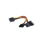 MCAD 147563 - Cable Y alimentation SATA vers 3 alimentations SATA