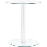 VidaXL Table basse Transparent 40 cm Verre trempé