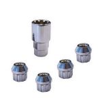 4 ecrous antivol de roue M12x150 modele F Conique