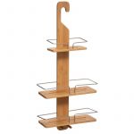 Atmosphera Support de Douche 3 Étagères "Serva" 70cm Naturel