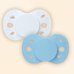 Biolane Lot de 2 sucettes anatomiques +18 mois / Bleu