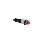 Velleman SEDER Groupe Voyant led rouge clignotant 12V - boitier chrome (12VCFR)