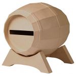 decopatch Urne tonneau 29 x 21 x 21 cm