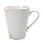 Tasses en porcelaine, h: 10 cm, d: 5-8 cm, blanc, 1pièce