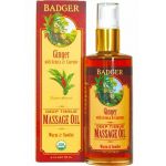 Badger balm Ginger Deep Tissue Massage Oil - 118 ml