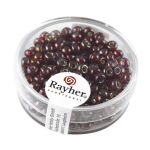 Rayher Perles de rocaille granit - 4 mm - bleu azur