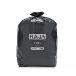 RAJA Sac poubelle 130L noir - Lot de 100