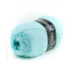 Pelote de fil à tricoter Layette Plus bleu turquoise - Plassard