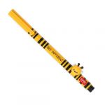 Legami Stylo gel avec animal décoratif - Lovely Friends, Thème Bee, évite le roulement, encre noire, animal amovible et recombinable, pointe 0,5 mm