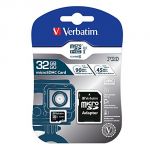 Verbatim 47041 - Carte mémoire MicroSDHC Pro 32 Go Class 10 UHS-I incl. Adaptateur