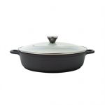 Baumalu Mijoteuse basse + couvercle verre - 5 Lt Ø 32 cm