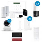 Avidsen Kit alarme sans fil connect&eacute;e HomeSecure pour votre maison T4/T5 -