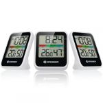 Bresser Station m&eacute;t&eacute;o Thermo- / Hygrometre Climate Set de 3 coloris blanc 7000016 GYE000