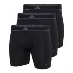 Eminence Lot de 3 boxers brief homme Active Micro Flex Eco Adidasport noir
