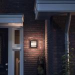 Philips Mygarden Petronia - Applique murale LED pour extérieur intégrée, 12 W, blanc chaud et anthracite, 190,1 x 190,1 x 53 mm
