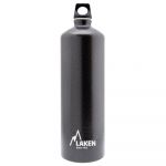 Laken Bouteille d'eau en aluminium Futura de avec bouchon à vis et goulot étroit, Gourde Alum 1,5 Litre, Granite