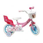 Albri Bicicletta Bambina Da 12 Pollici Di Disney Principesse Princesses Vélo pour Fille Bébé – garçon, Rose
