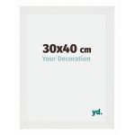 Yd. - Your Decoration - 30x40 cm - Cadres Photo en mdf Avec Verre acrylique - Anti-Reflet - Excellente Qualité - Blanc Brillant - Cadre Decoration